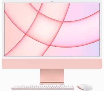 24 cale iMac Retina 4.5K: M1, 8/8, 8GB, 256GB - Różowy