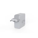 Adapter podróżny GaN Ultra 67W wtyczki EU,US,UK + kabel USB-C PD