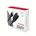 ADR-215 USB 2.0 A-M -> A-F aktywny kabel przedłużacz/wzmacniacz 15m