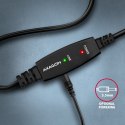 ADR-215B USB 2.0 A-M -> B-M aktywny kabel połączeniowy/wzmacniacz 15m