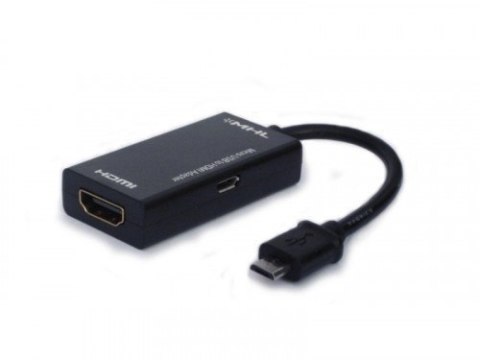 Aktywny adapter MHL micro USB 5 pin - HDMI AF, CL-32