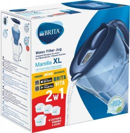 Dzbanek filtrujący 3,5l Marella XL niebieski + 4 wkłady Maxtra+ Pure Performance