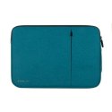 Etui Gecko zipper sleeve Eco na laptop 13 cali Petrol