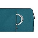 Etui Gecko zipper sleeve Eco na laptop 13 cali Petrol