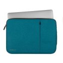 Etui Gecko zipper sleeve Eco na laptop 13 cali Petrol