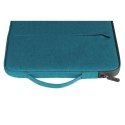 Etui Gecko zipper sleeve eco na laptop 15 cali Petrol