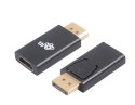 Adapter Displayport M - HDMI F czarny