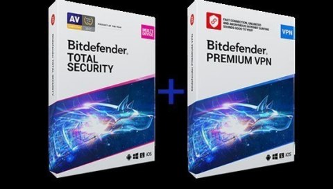 *BitDefender TOTAL+VPN 10St. 1Rok BTSV-N-1Y-10D