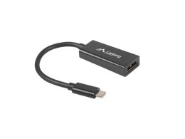 Adapter USB CM - Displayport F 15cm czarny