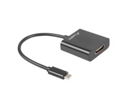 Adapter USB CM - HDMI F 15cm czarny