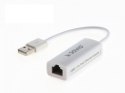 Adapter USB LAN 2.0 - Fast Ethernet (RJ45), blister, CL-24