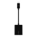 Adapter przejściówka 2xUSB-C Audio+Charge rockstar