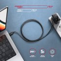 BUCM2-CM15AB Kabel USB-C - USB-C, 1.5m 5A charging, ALU, 240W PD, oplot, USB2.0