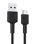 CB-CA2 OEM nylonowy kabel Quick Charge USB C-USB A | FCP | AFC | 2m | 5 Gbps | 3A | 60W PD | 20V