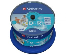 CD-R 52x 700MB 50P CB Printable 43438