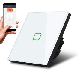 Dotykowy włącznik światła pojedynczy Wi-Fii SMART MCE716W Biały