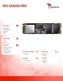 Dysk SSD XPG SX8200 PRO 2TB PCIe 3x4 3.5/3 GB/s M.2
