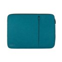 Etui Gecko zipper sleeve eco na laptop 15 cali Petrol