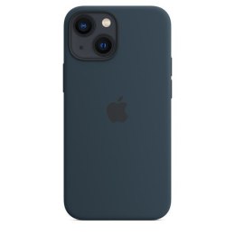 Etui silikonowe z MagSafe do iPhonea 13 mini - błękitna toń