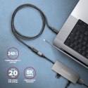 BUCM32-CF15AB Kabel przedłużacz Gen2 USB-C - USB-C 1.5m, 5A, 20Gbps, PD 240W, oplot