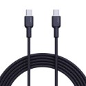 CB-NCC1 nylonowy kabel USB C - USB C | 1m | 3A | 60W PD | 20V