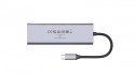 Hub 7-in-1 USB-C USB3.2 Gen1. Type-C, 3xUSB-A HDMI, SD, microSD slot. PD 100W
